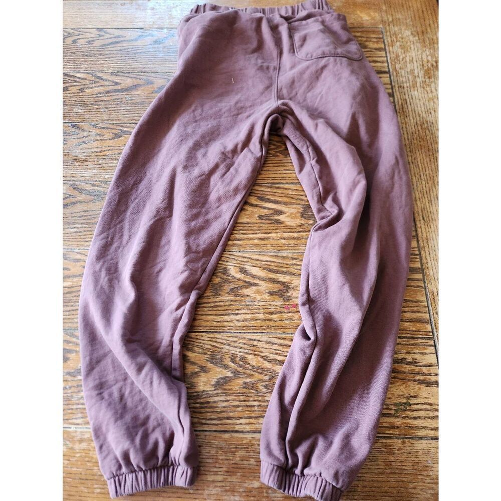 BOYS LIE hatchet cemetery maroon sweatpant sz Medium - Picture 5 of 5